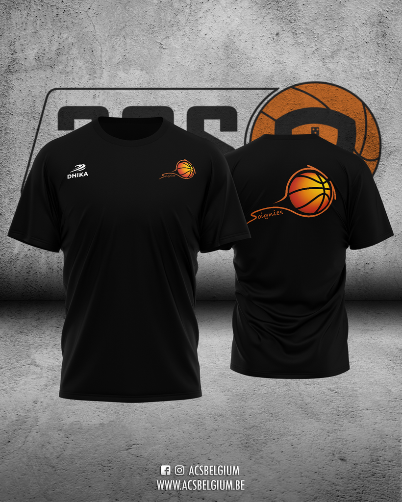T-shirt JS Soignies "Player" - Black 