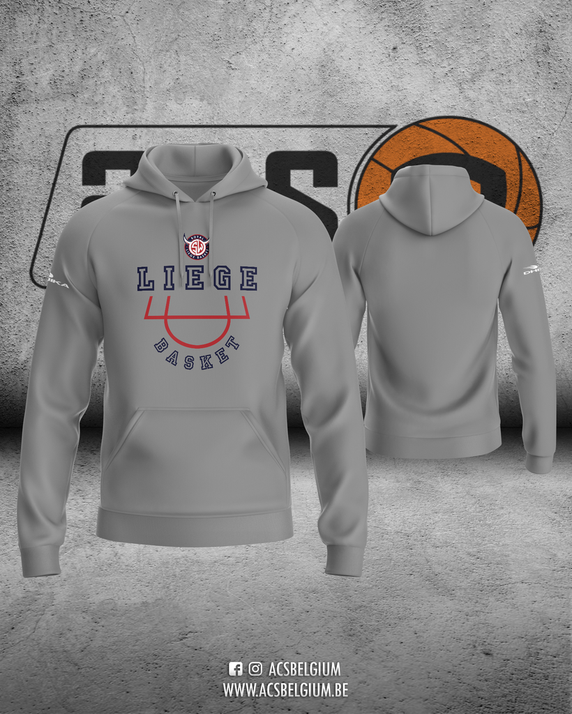 Hoodie Liège Gris