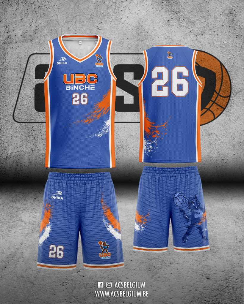Official "UBC Binche" - Home kit