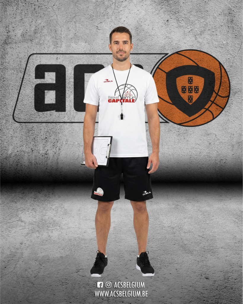 T-shirt "Basket Namur" - White