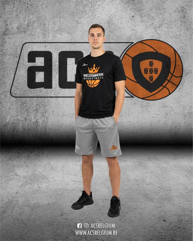 T-shirt Wezembeek "Player" - Black