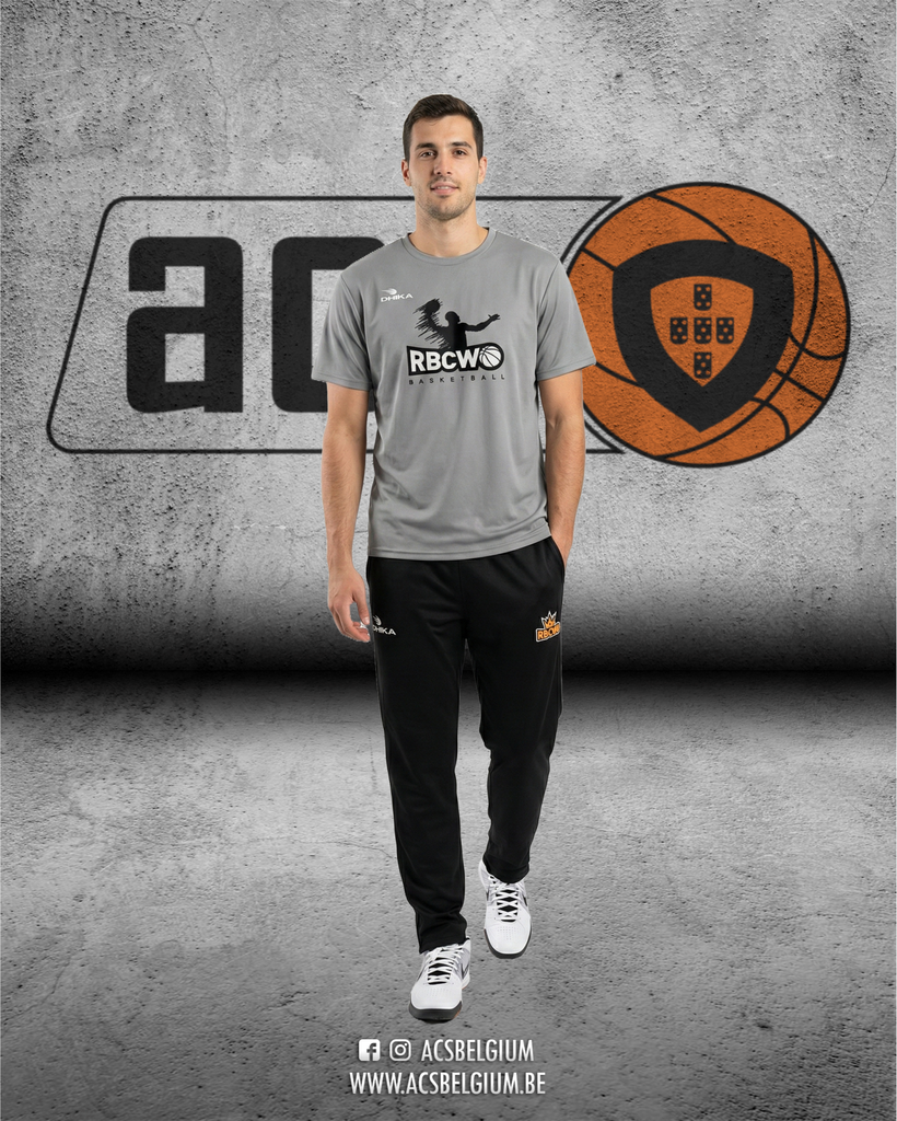 T-shirt RBC Wezembeek-Oppem "Fan" - Grey
