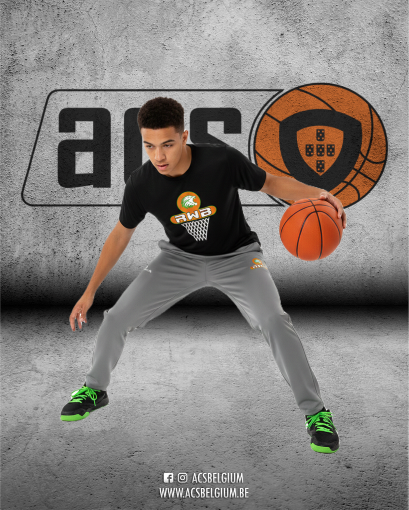 T-shirt Waterloo Basket "Player" - Black