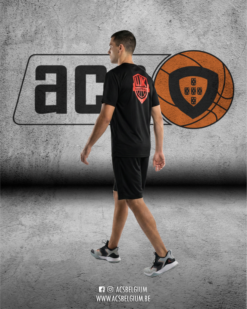 T-shirt Koekelberg "Player" - Black