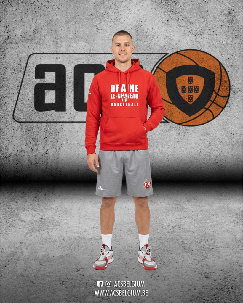 Sweat Cap Braine-le-Château "Fan" - Red