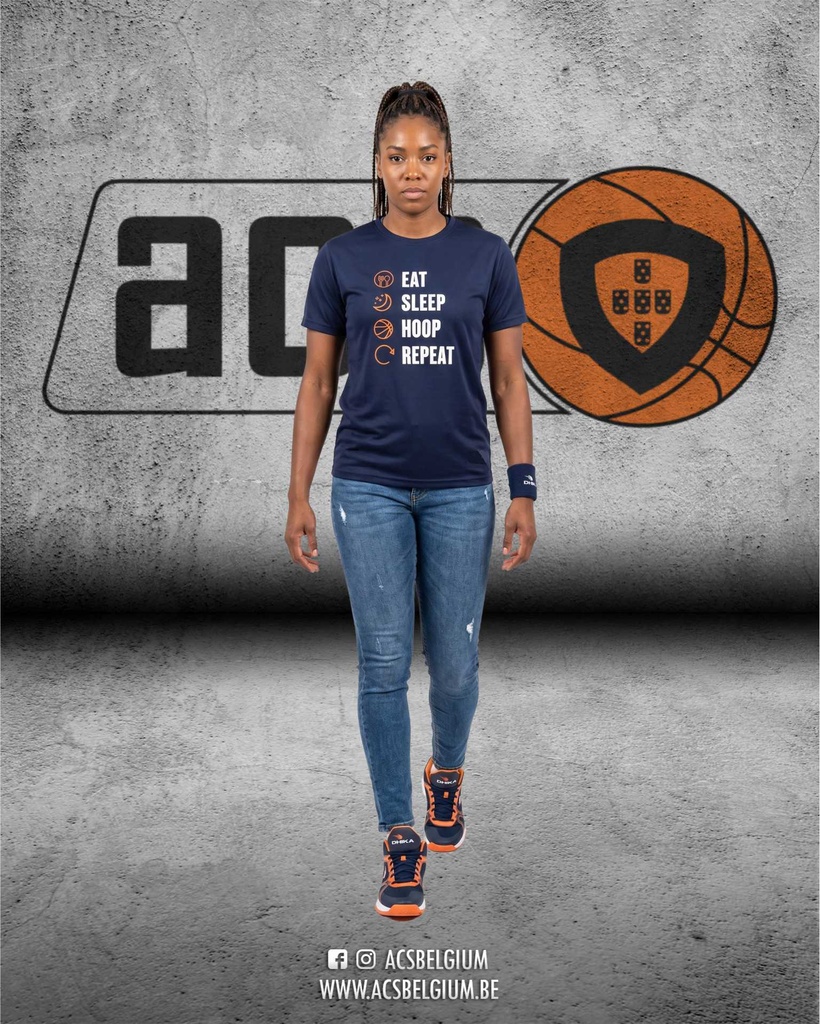 T-shirt "Eat & Sleep" - Navy