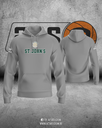 Sweat Cap "St Johns School" - Grey
