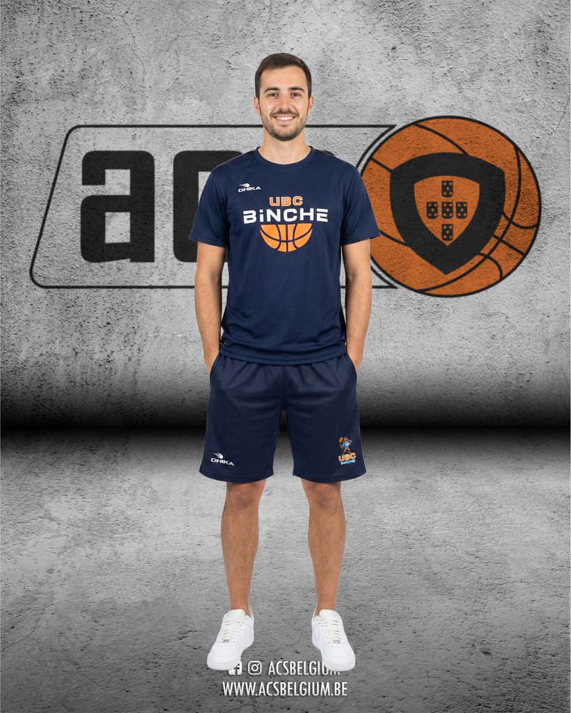 T-shirt UBC Binche "Fan" - Navy