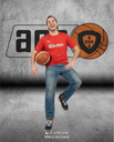 T-shirt Dilbeek Basketbal "Fan" - Red
