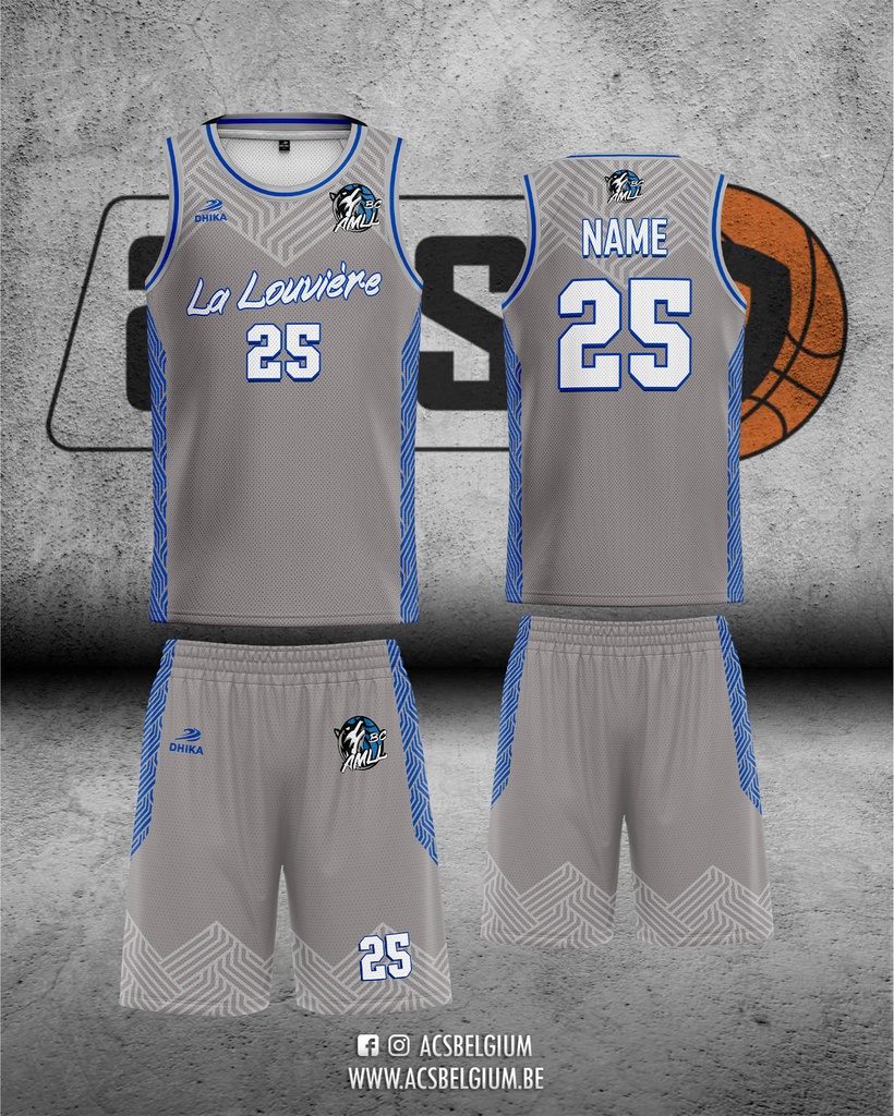 Official "BC La Louvière" - Home Kit