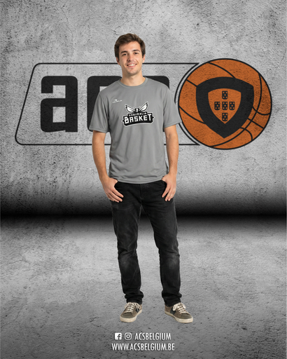 T-shirt BC Harimalia "Fan" - Grey