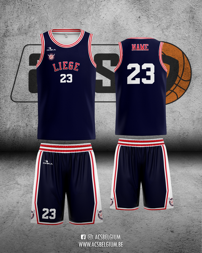 Official "Liège Basket" - Away Kit 23/24