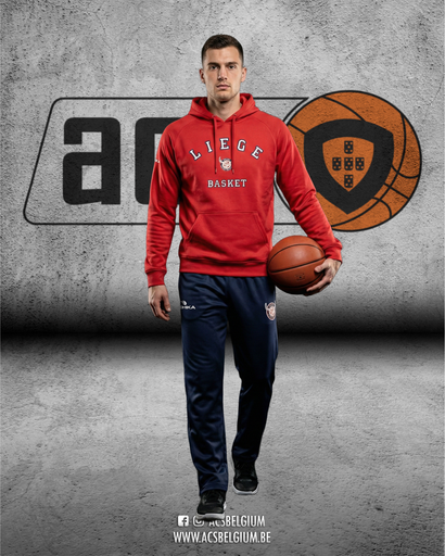 Sweat Cap RSW Liège Basket "Player" - Red