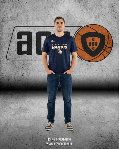T-shirt Hamois "Fan" - Navy