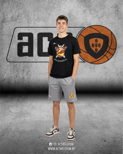 T-shirt BCJS Estaimpuis "Player" - Black