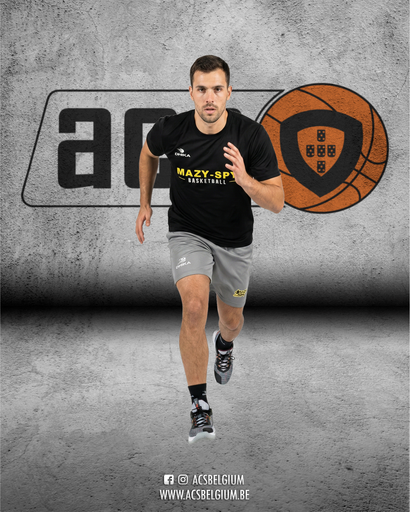 T-shirt Mazy-Spy "Player" - Black