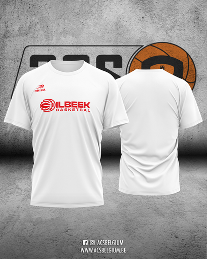 T-shirt Dilbeek Basketbal "Fan" - White