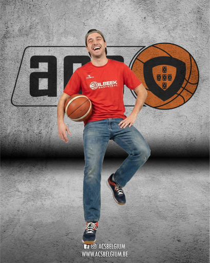 T-shirt Dilbeek Basketbal "Fan" - Red