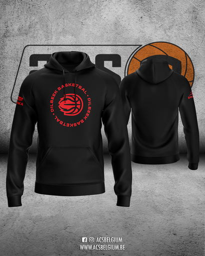 Sweat Cap Dilbeek Basketbal "Player" - Black