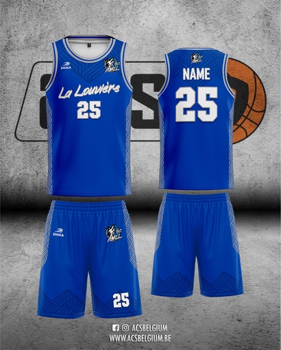 Official "BC La Louvière" - Away Kit