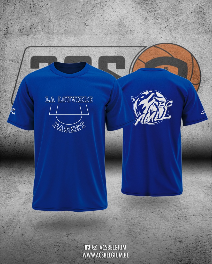 T-shirt "BC La Louvière" - Blue Royal