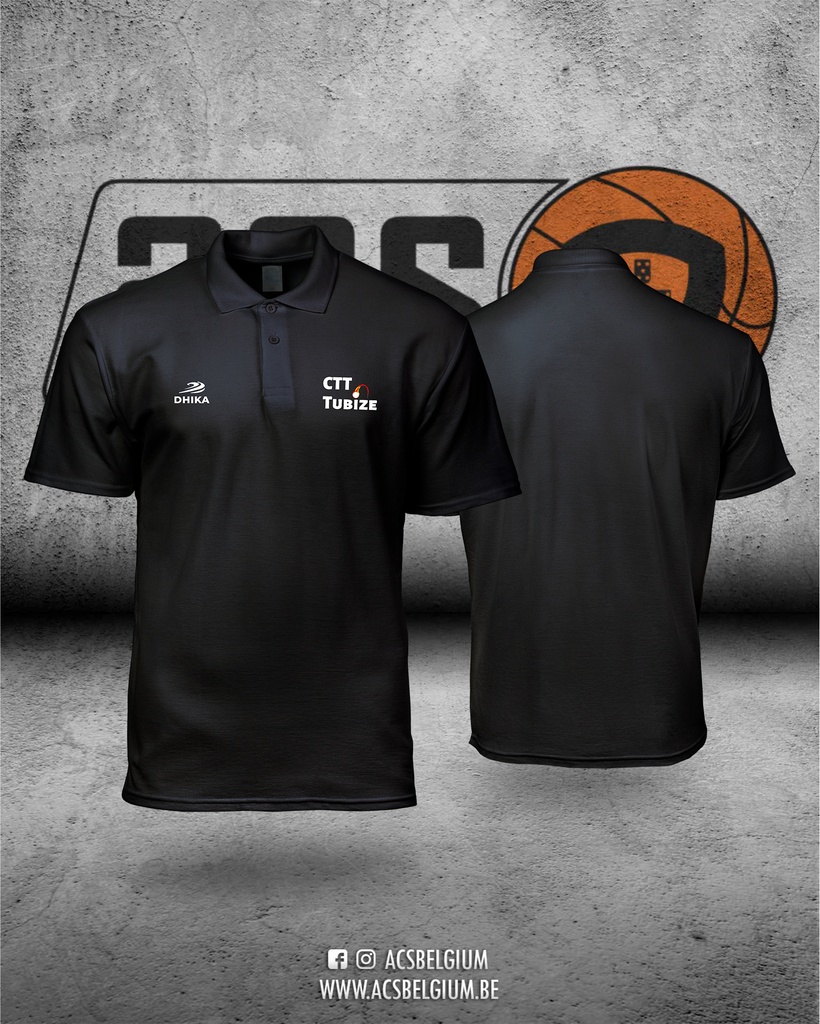Polo "CTT Tubize" - Black