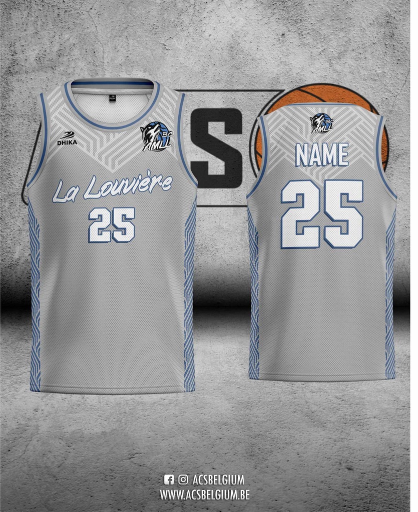 Official "BC La Louvière" - Home Jersey