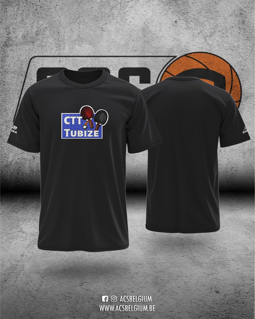 T-shirt "CTT Tubize" - Black