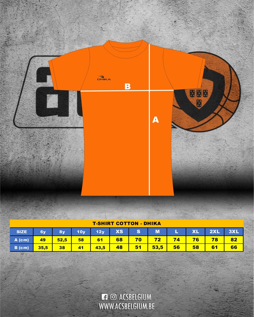 T-shirt Waterloo "Fan" - TAILLES