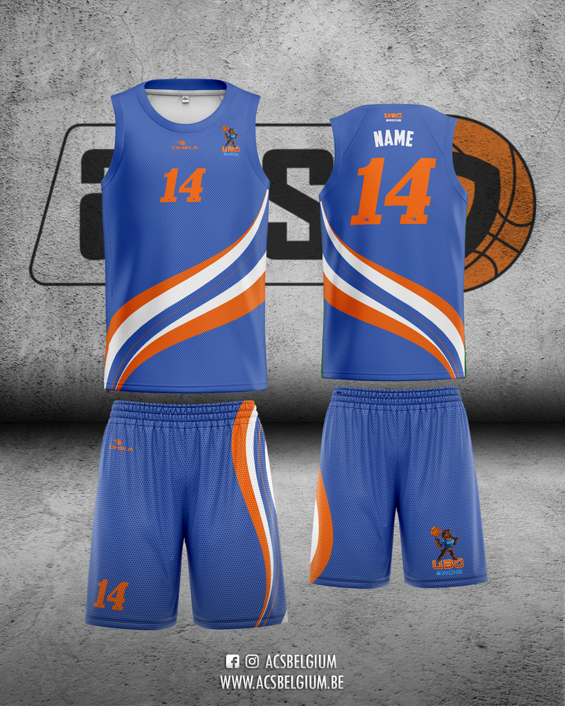 Official "UBC Binche" - Home kit