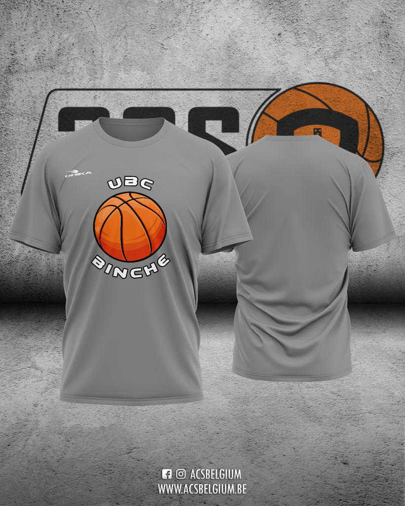 T-shirt Binche "Player" Grey