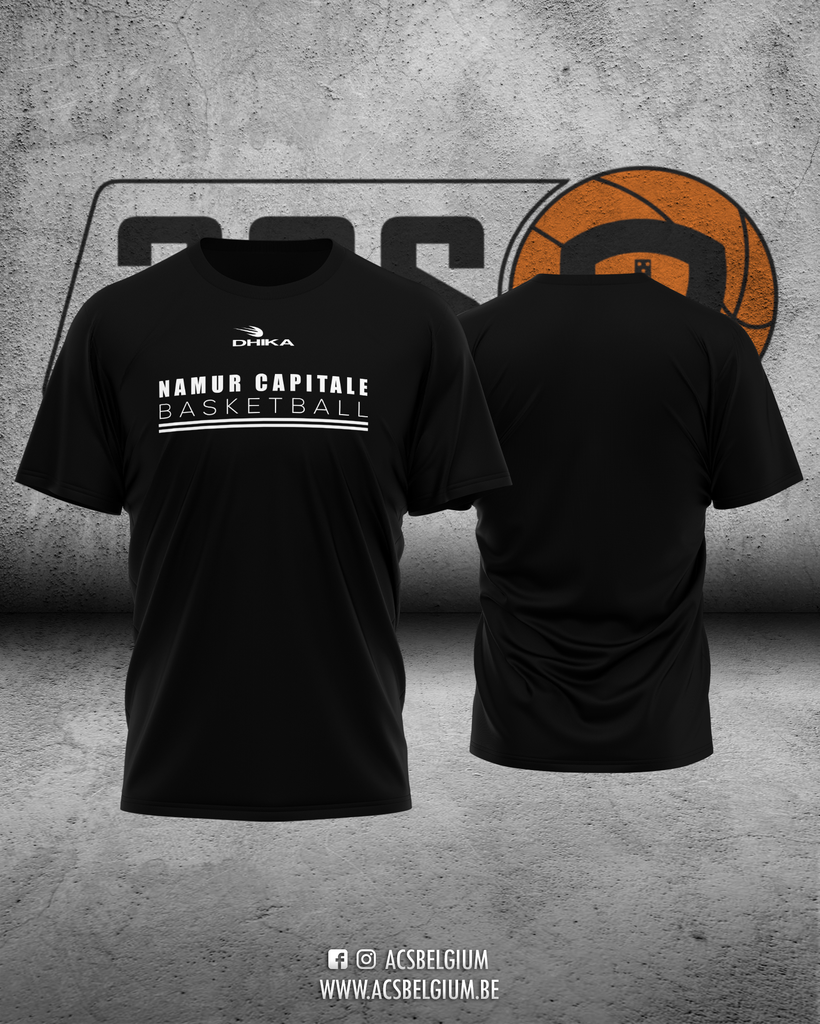 T-shirt Basket Namur "Player" - Black