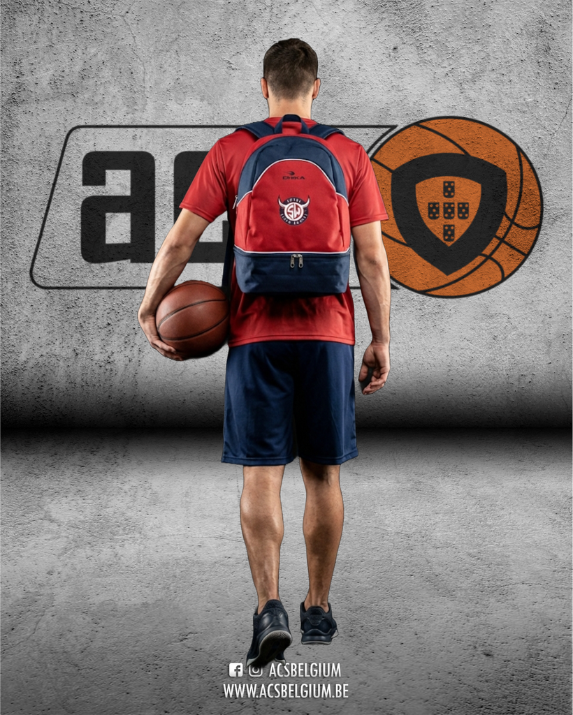 Sac à dos "Liège Basket" - Red/Navy