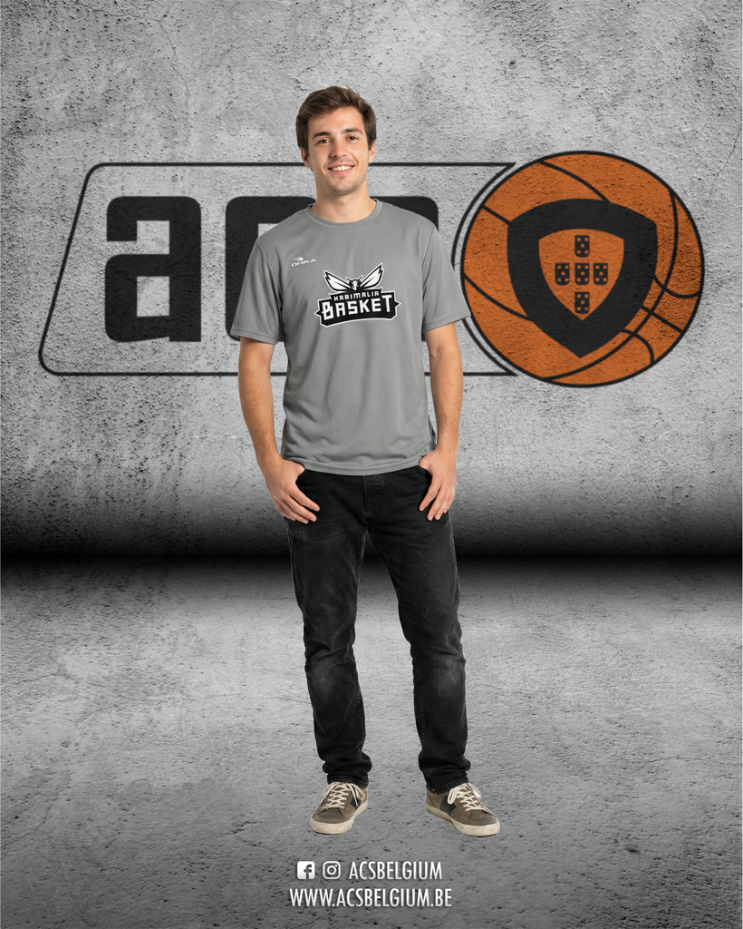 T-shirt BC Harimalia "Fan" - Grey