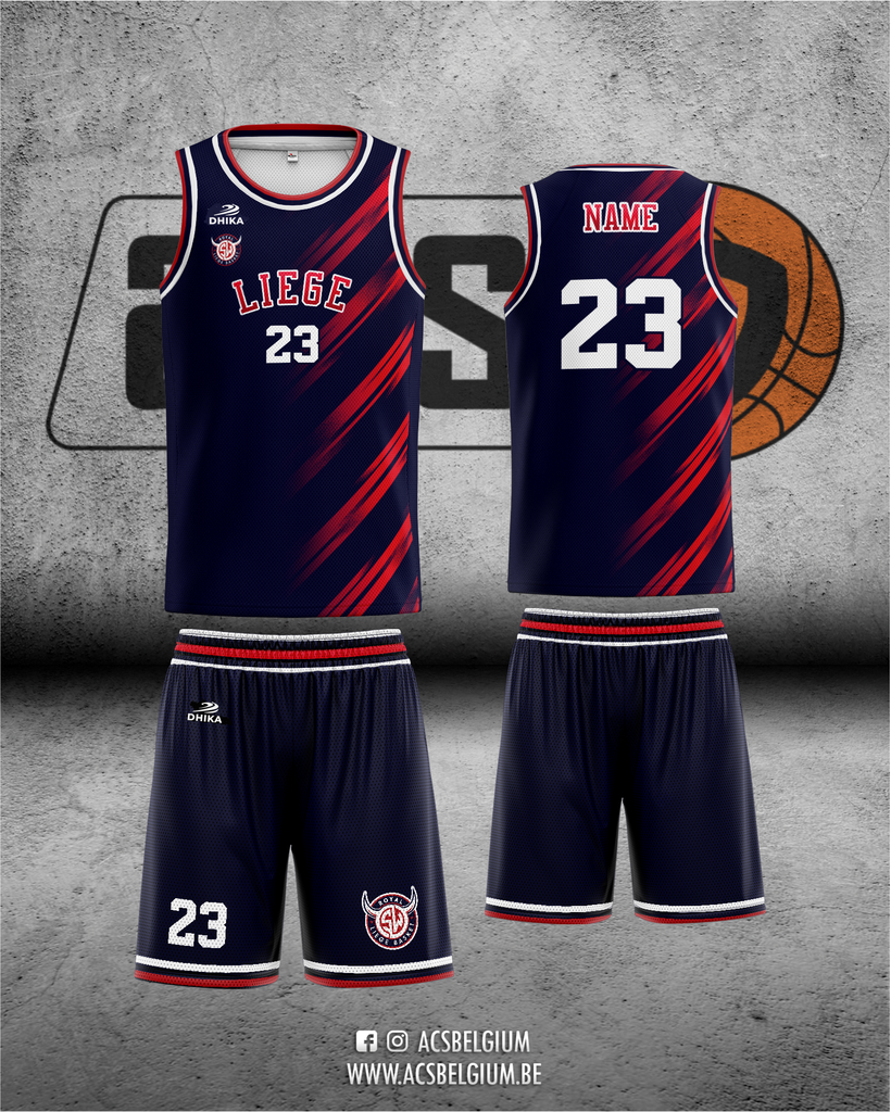 Official "Liège Basket" - Home Kit