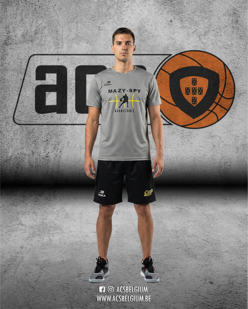 T-shirt Mazy-Spy "Fan" - Grey