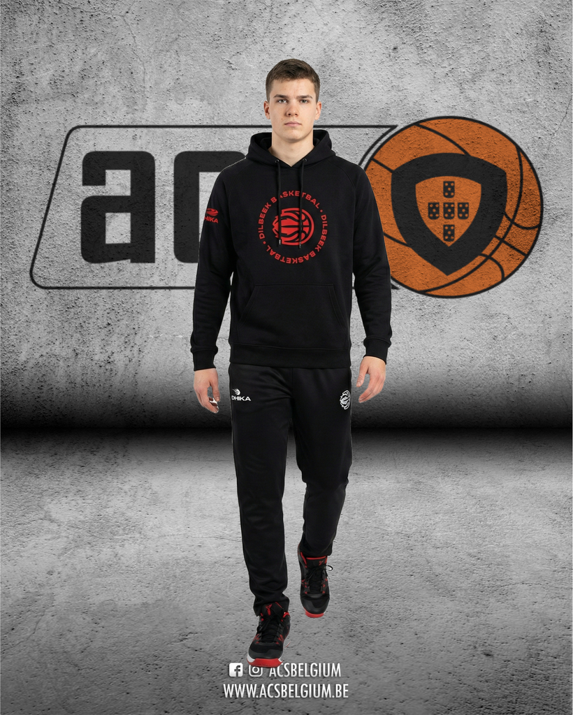 Sweat Cap Dilbeek Basketbal "Player" - Black