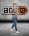 T-shirt CEP Ladies "Fan" - Grey