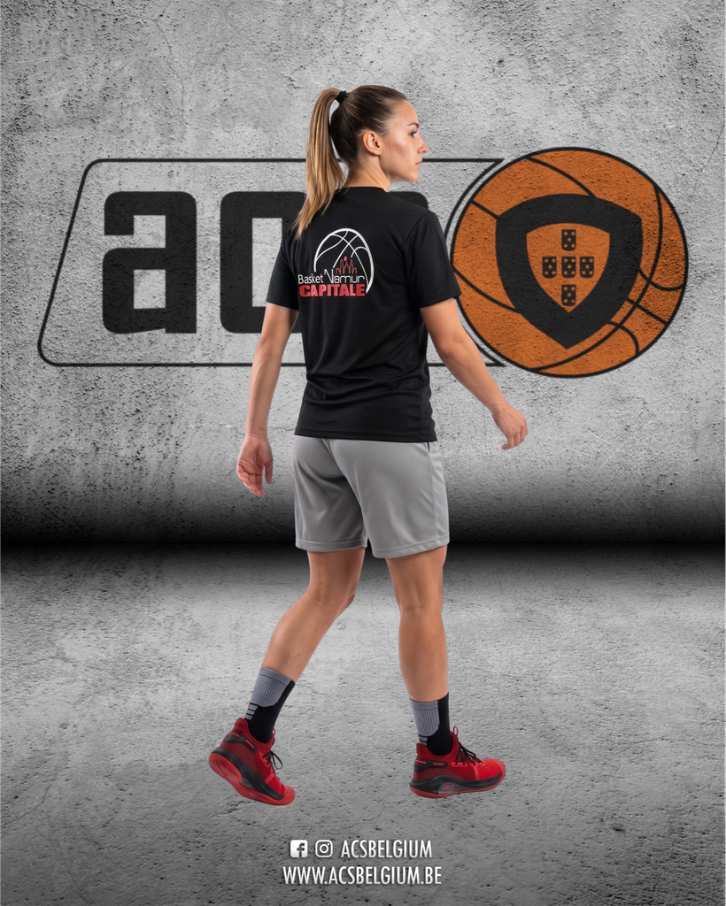 T-shirt "Basket Namur" - Black