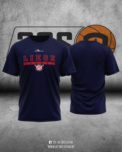 T-shirt Liège "Fan" - Navy