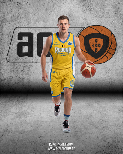 Official "Rebond Ottignies" - Away Jersey