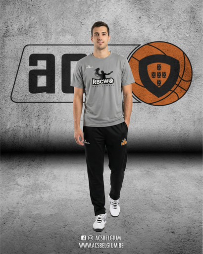 T-shirt RBC Wezembeek-Oppem "Fan" - Grey