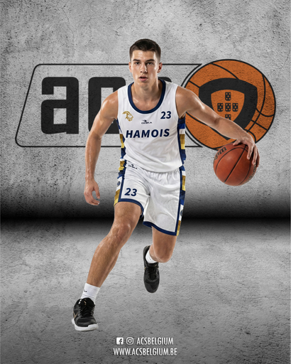 Official "BC Hamois" - Away Jersey