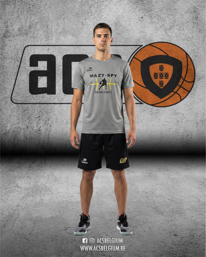 T-shirt Mazy-Spy "Fan" - Grey