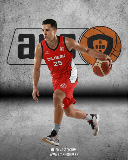 Official "Dilbeek Basketbal" - Home Jersey