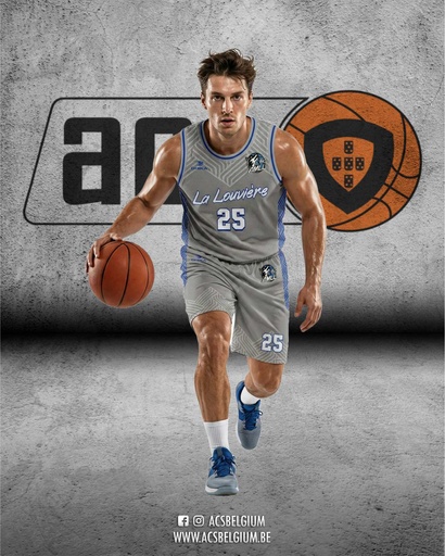 Official "BC La Louvière" - Home Kit