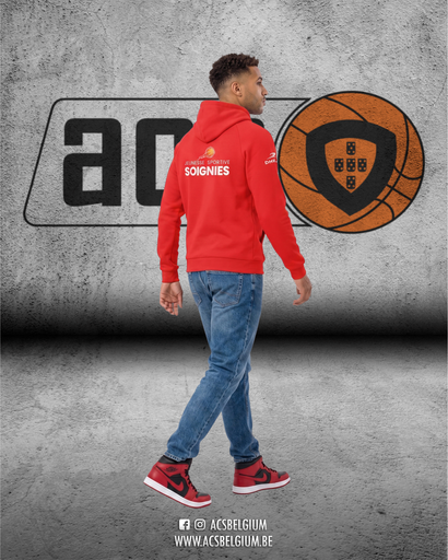 Sweat Cap JS Soignies "Fan" - Red 