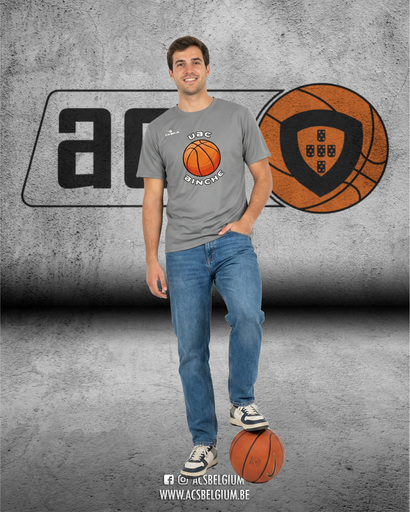 T-shirt UBC Binche "Player" - Grey