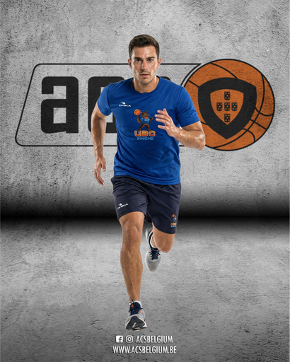 T-shirt "UBC Binche" - Royal Blue